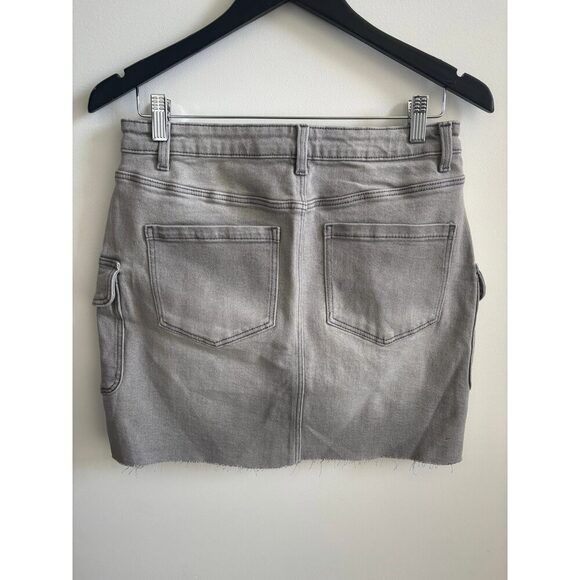 NWT Noisy May Grey Wash Denim Skirt | Medium - Picture 4 of 4